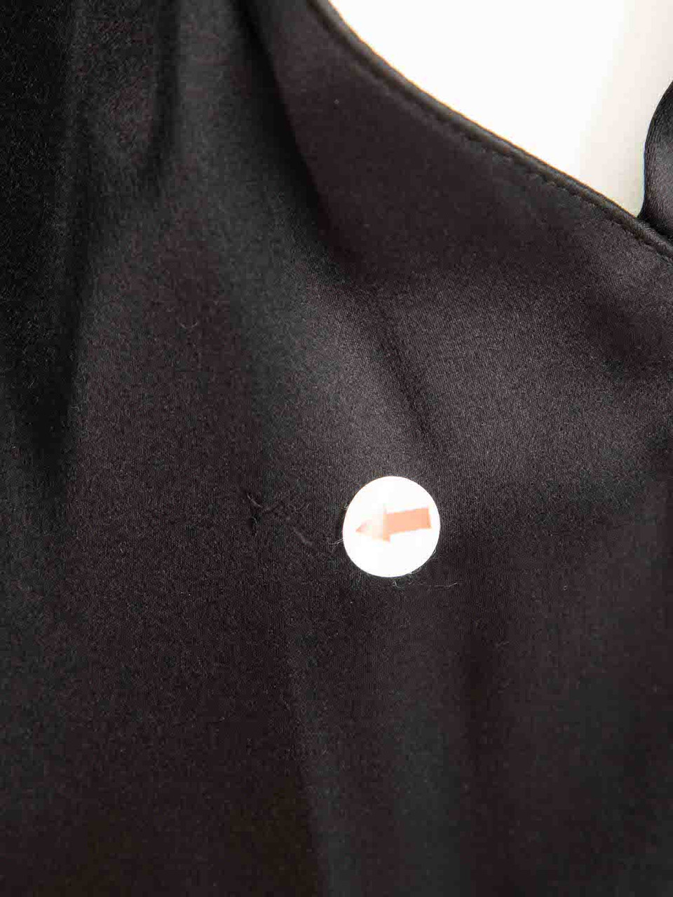 Chanel Black Camilla Button Detail Tank Top