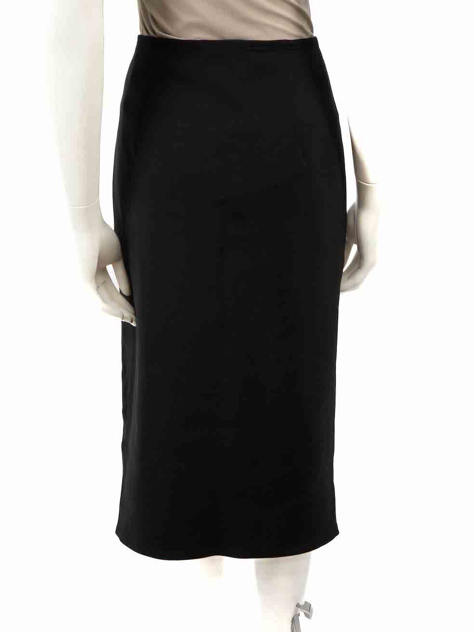 The Row Black Rabina Knee Length Pencil Skirt
