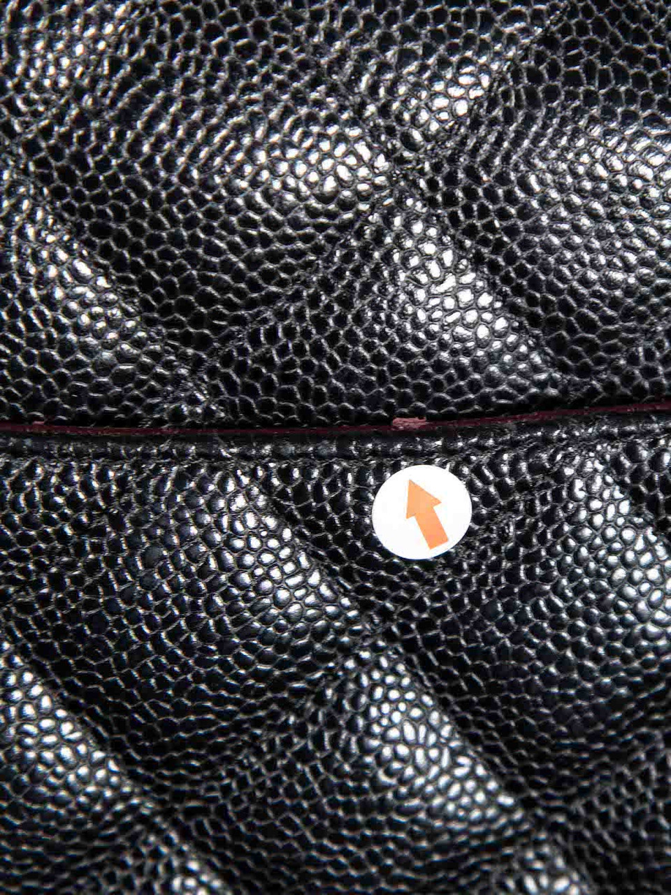 Chanel 2014 Black Caviar Leather Jumbo Double Flap Bag
