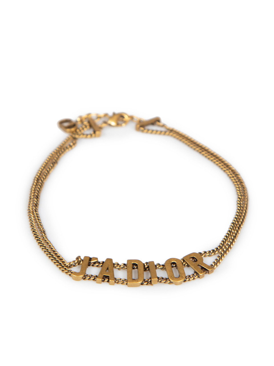 CHRISTIAN DIOR Metal J'Adior Choker Necklace Aged Gold 1340821 |  FASHIONPHILE