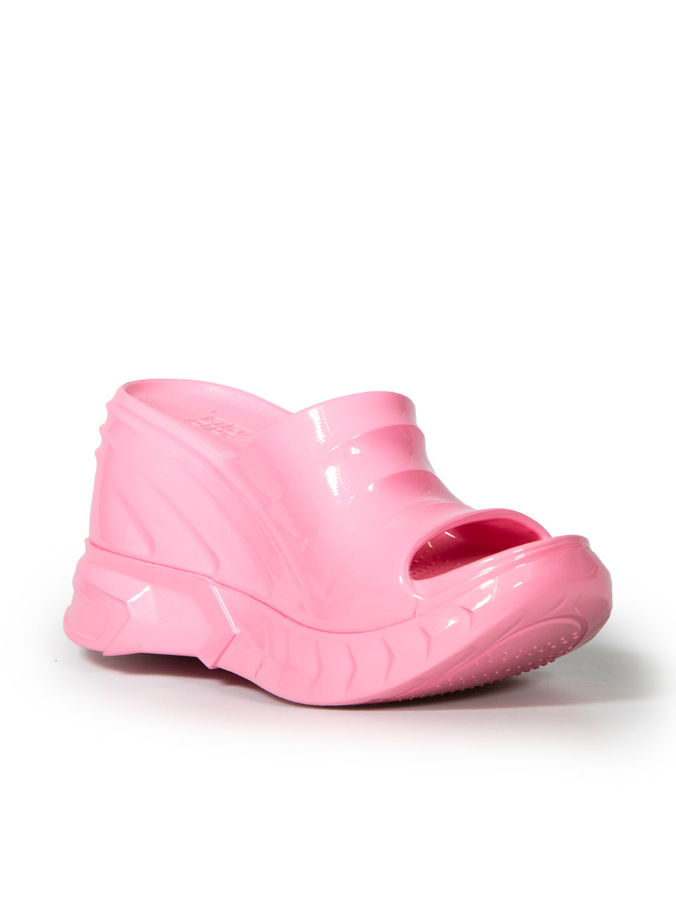 Givenchy Pink Marshmallow Platform Wedge Sandals