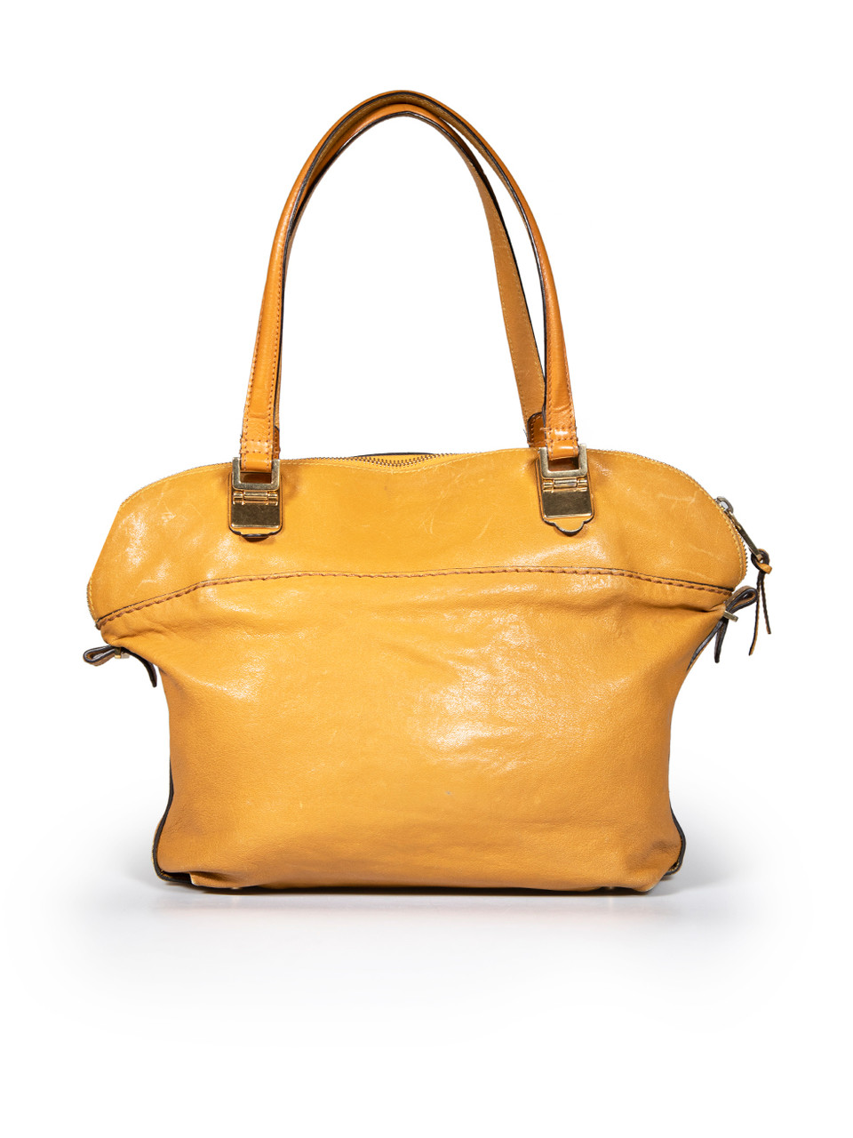 Chloé Camel Leather Angie Handbag