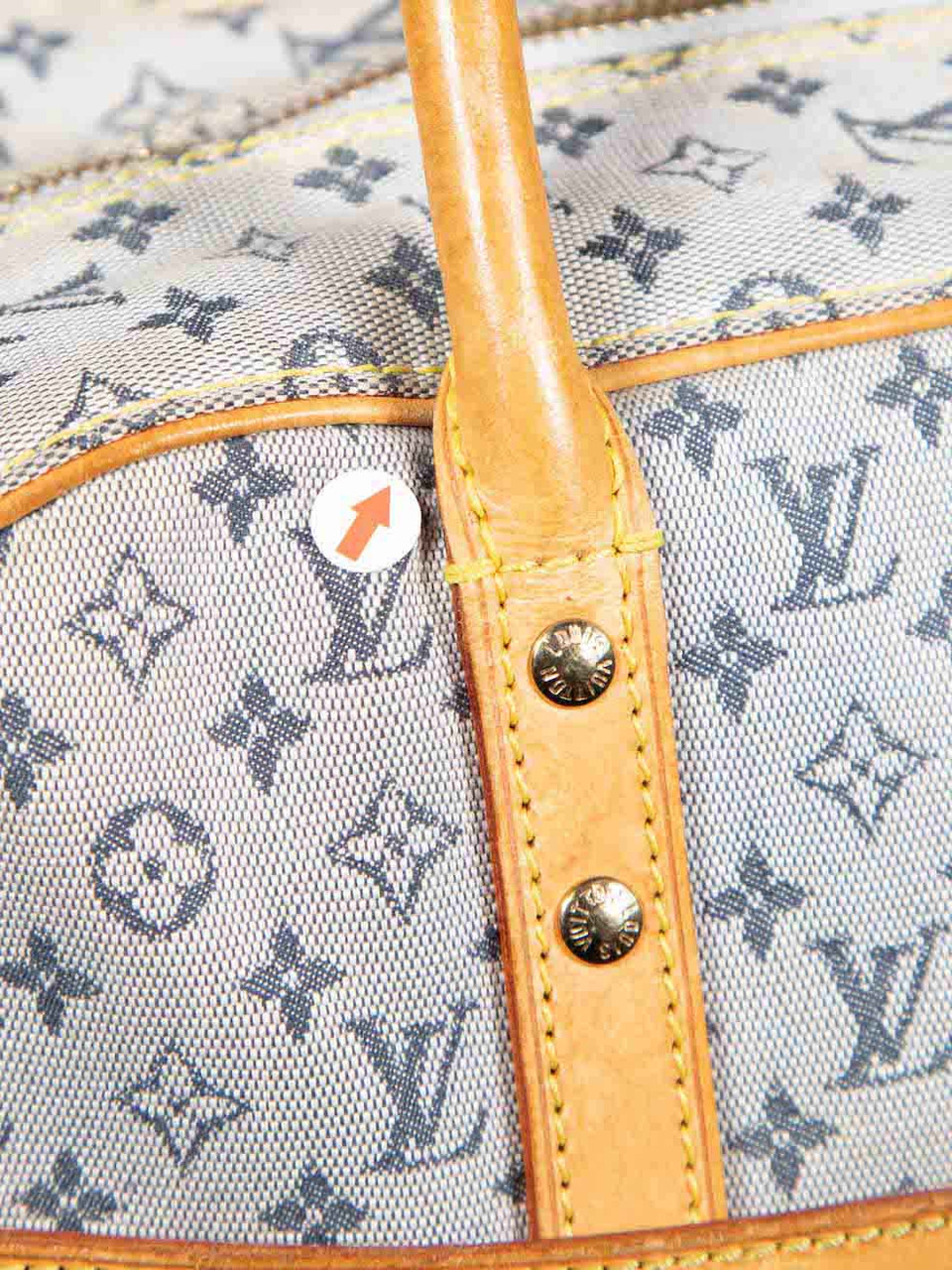 Louis Vuitton 2007 Grey Monogram Mini Lin Marie Bag
