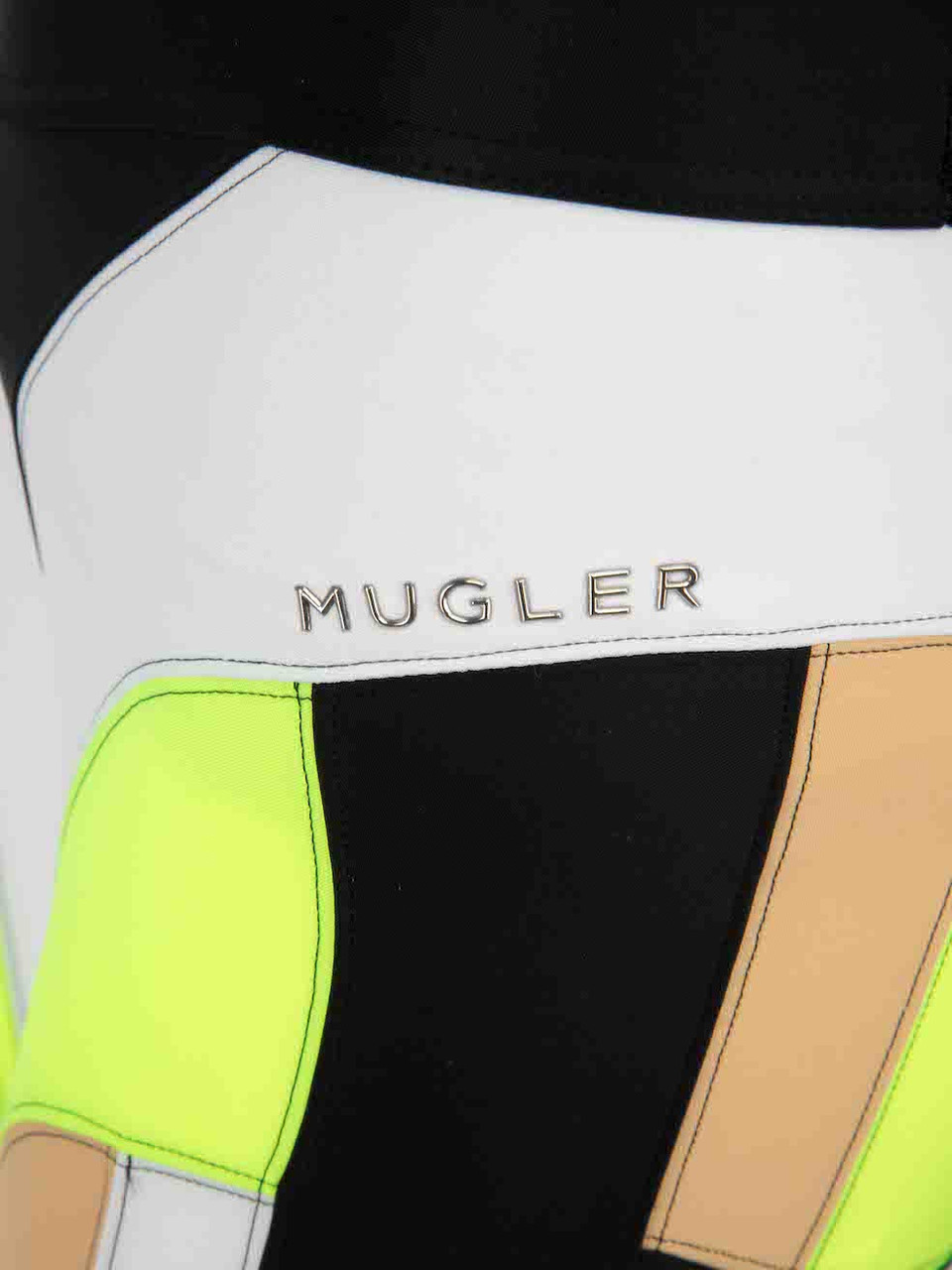 Mugler Spiral High-Rise Stretch Leggings