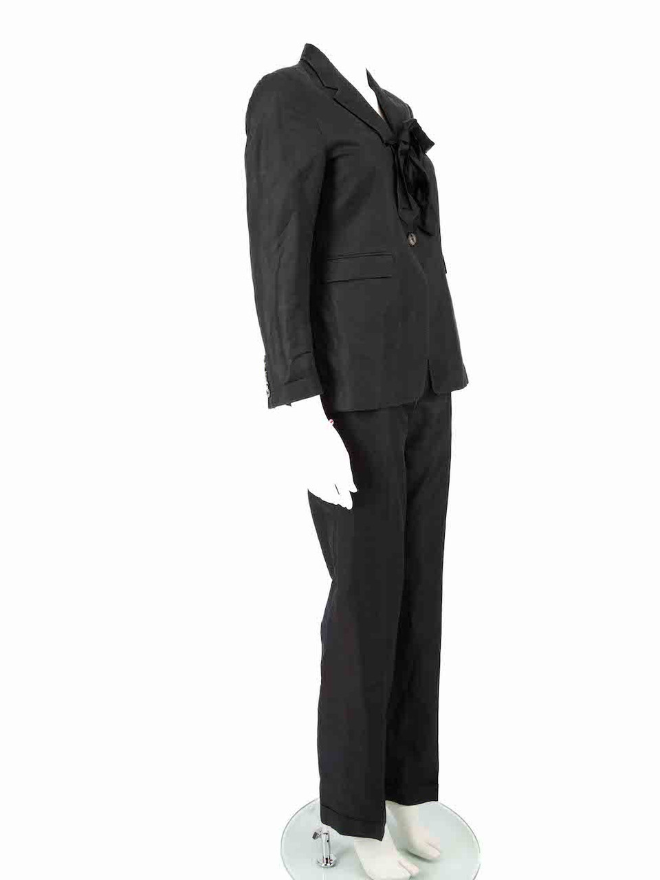 Dries Van Noten Black Blazer & Trousers Suit