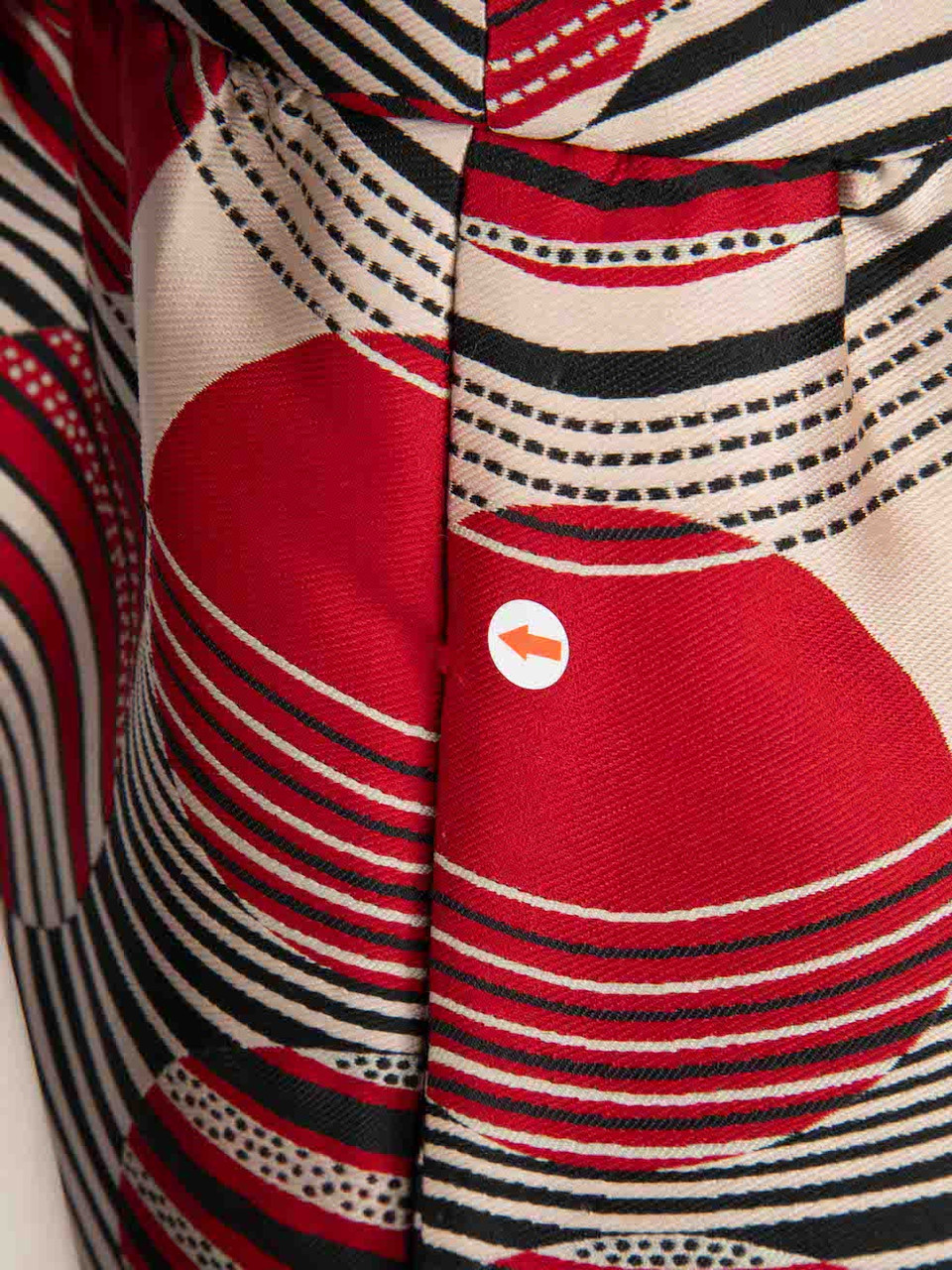 Valentino RED Valentino Red Spot Jacquard Mini Dress