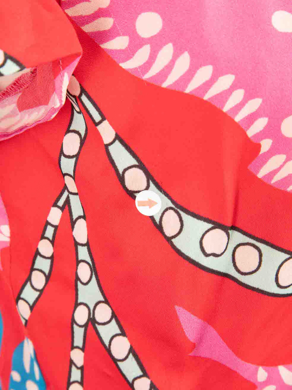 Rhode Pink Floral Print Lulani Midi Dress