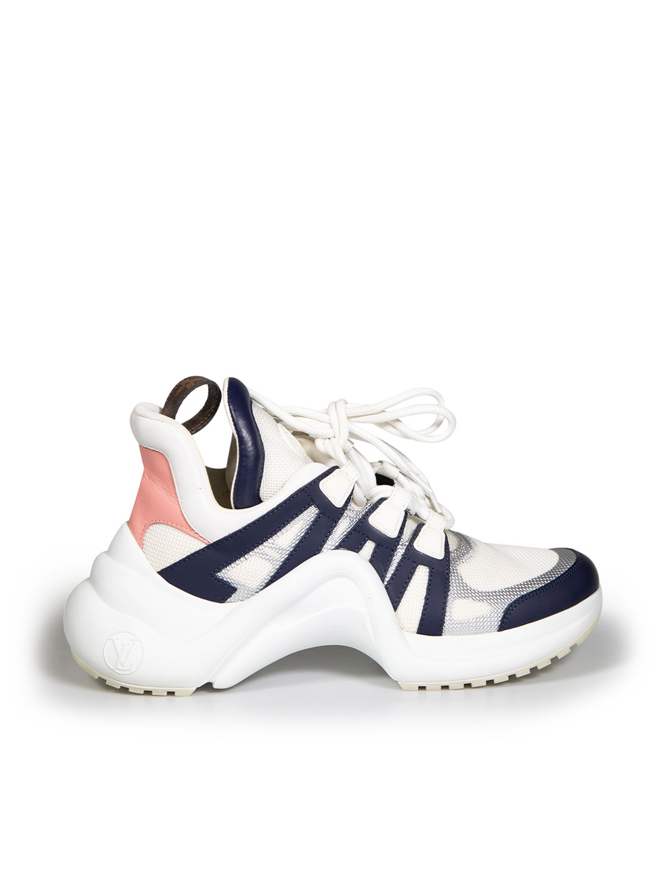Louis Vuitton White Arclight Low Top Trainers