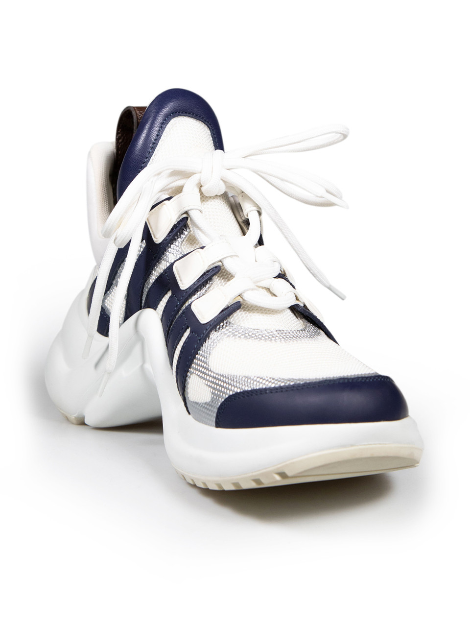 Louis Vuitton White Arclight Low Top Trainers