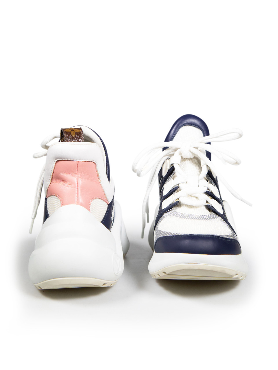 Louis Vuitton White Arclight Low Top Trainers