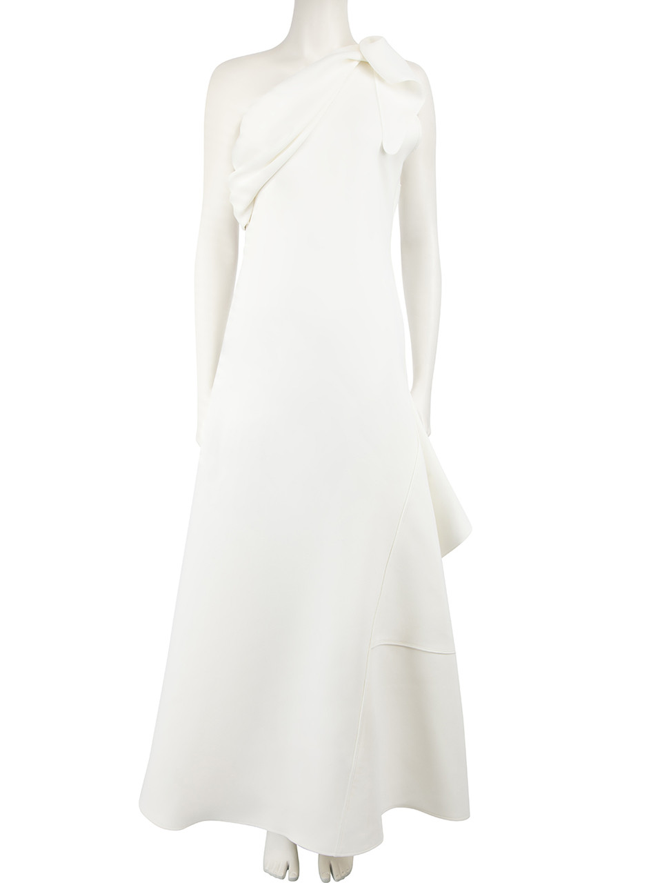 Maticevski AW23 White Rigorous Maxi Gown
