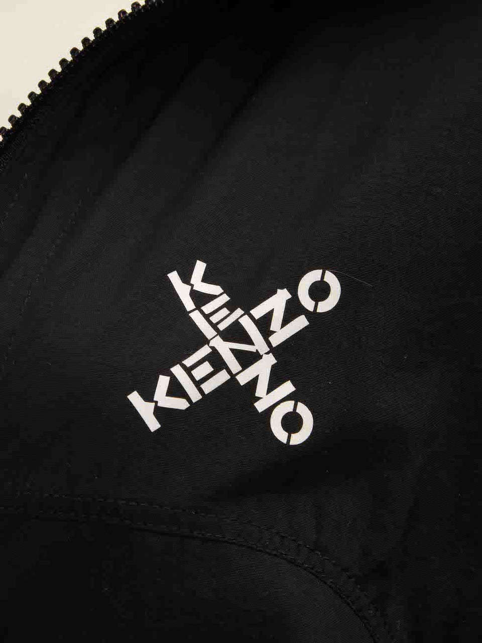 Kenzo Black Logo Detail Track Jacket