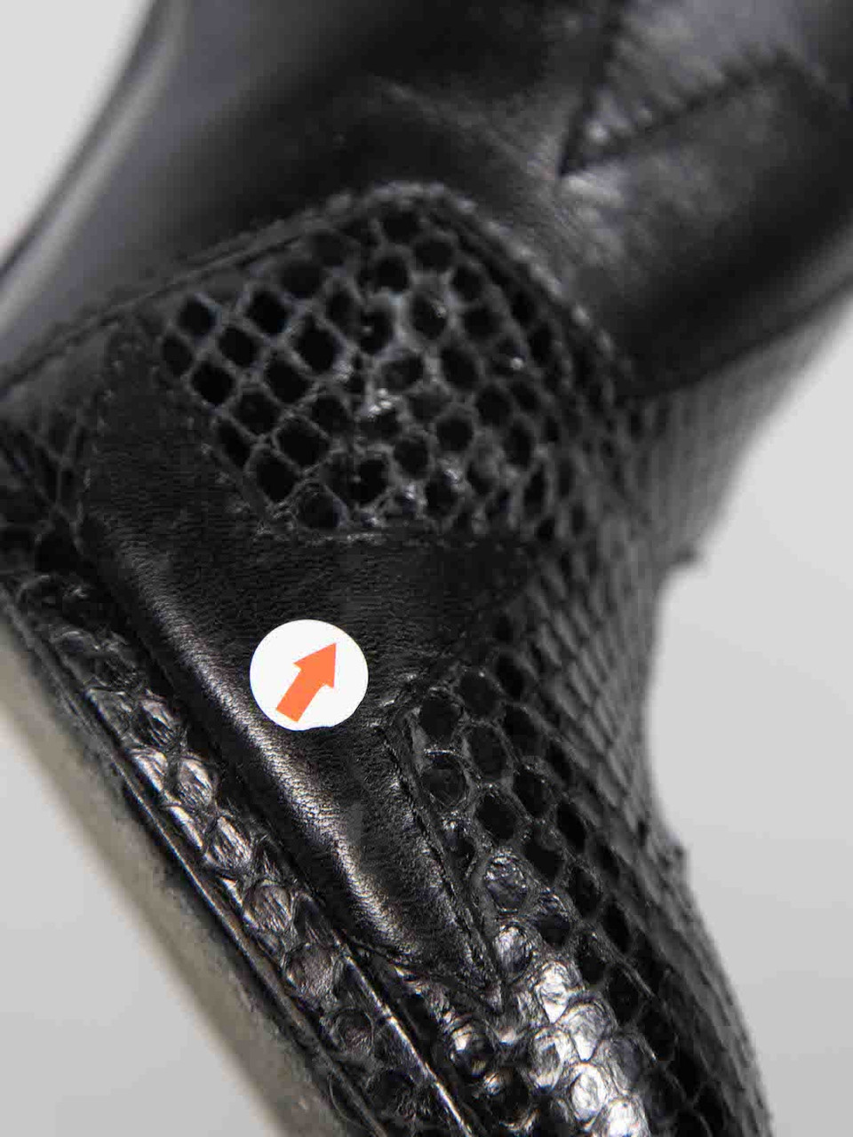 Roberto Cavalli Black Leather Star Heeled Boots