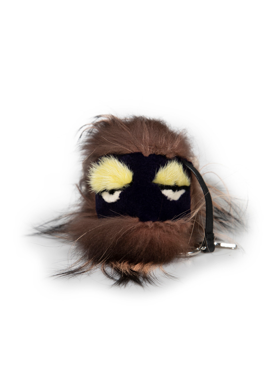 Fendi Brown Fur Bag Bug Charm