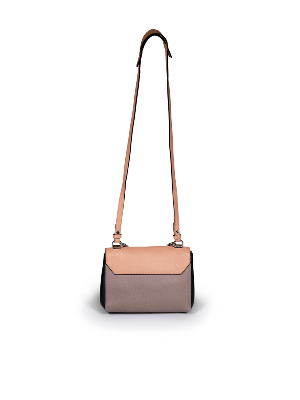 Louis Vuitton 2015 Pink Leather Colourblock Lockme II BB Crossbody Bag