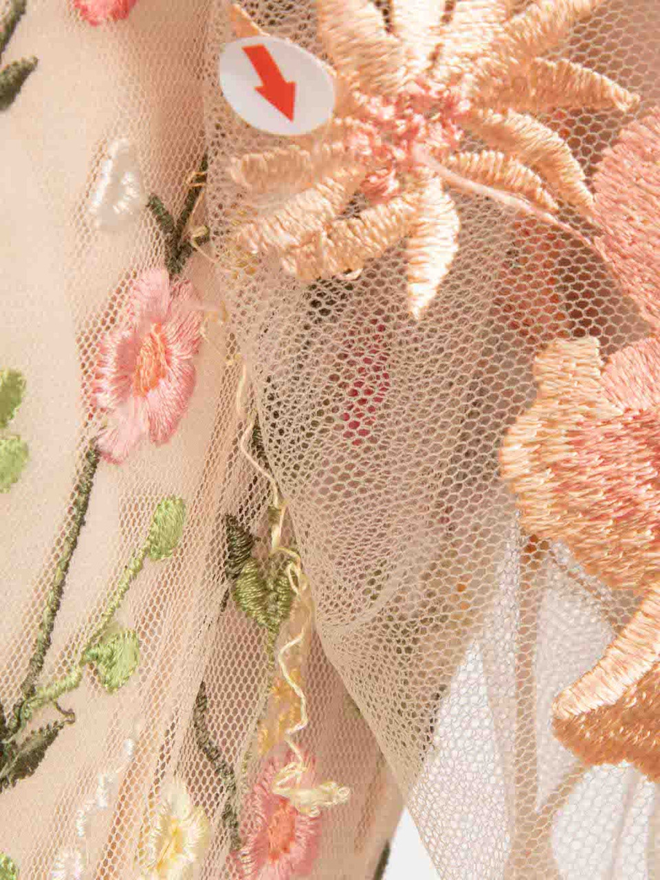 Needle & Thread Pink Floral Embroidered Maxi Dress