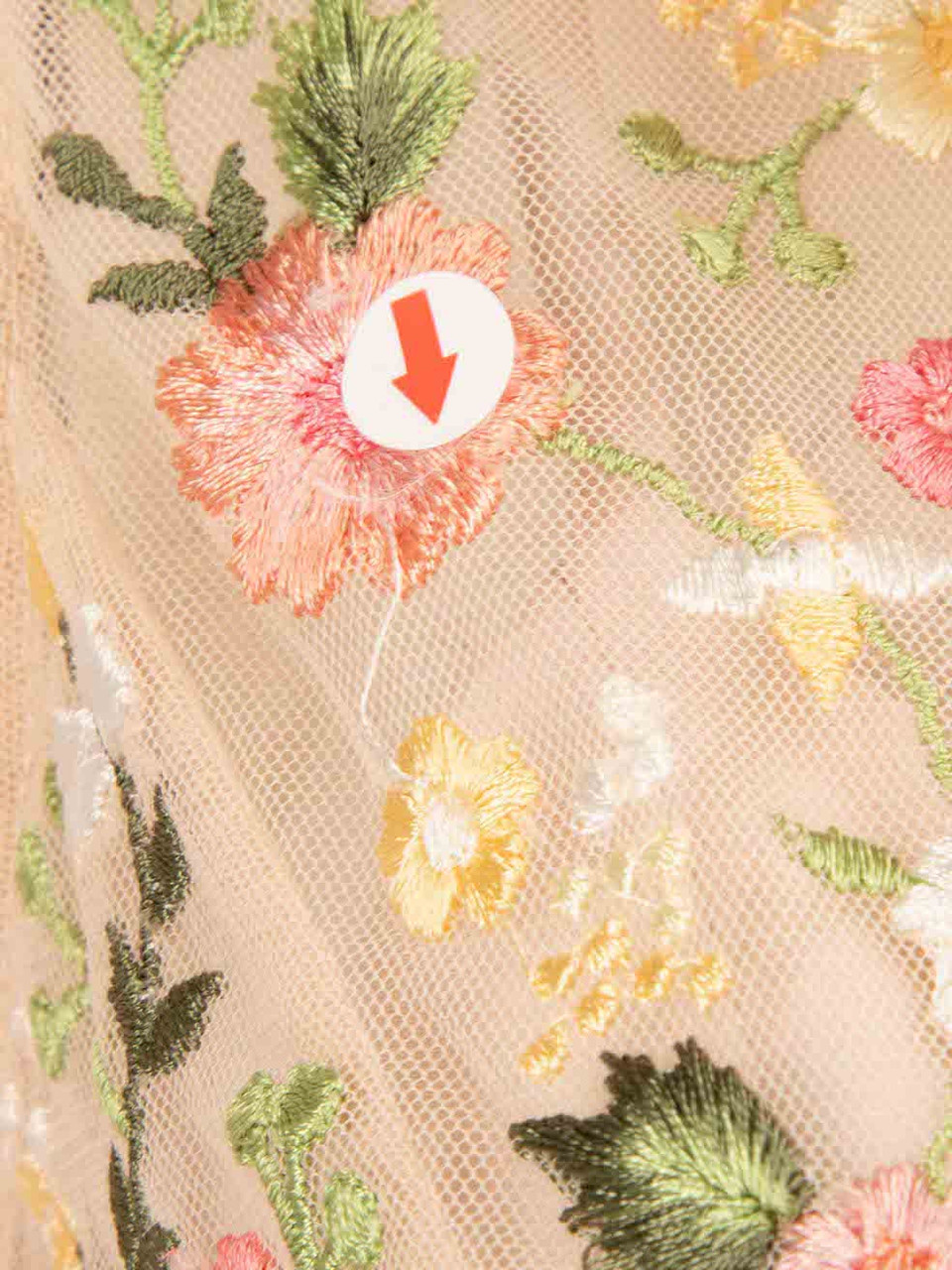 Needle & Thread Pink Floral Embroidered Maxi Dress