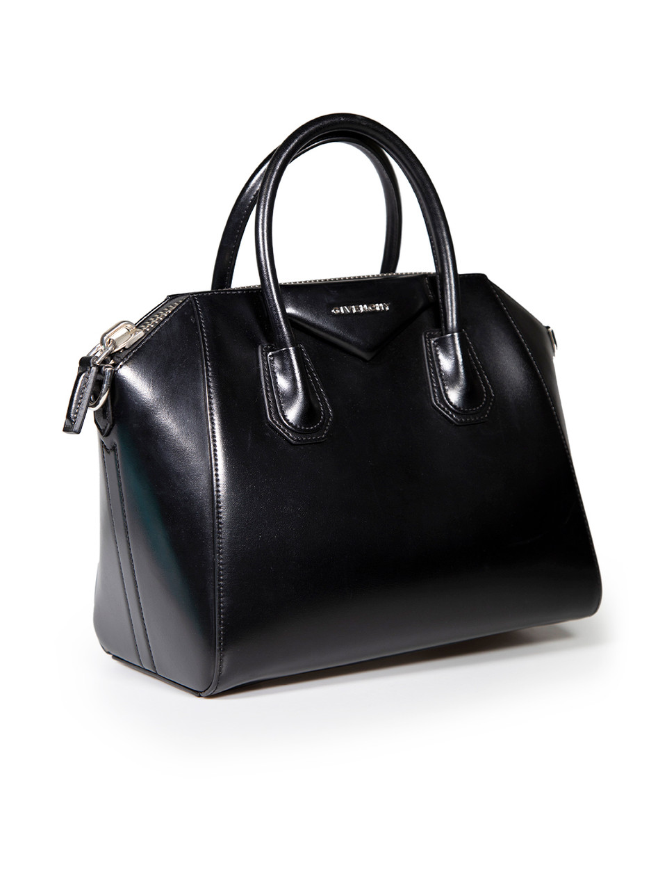 Givenchy Black Smooth Calfskin Mini Antigona Bag