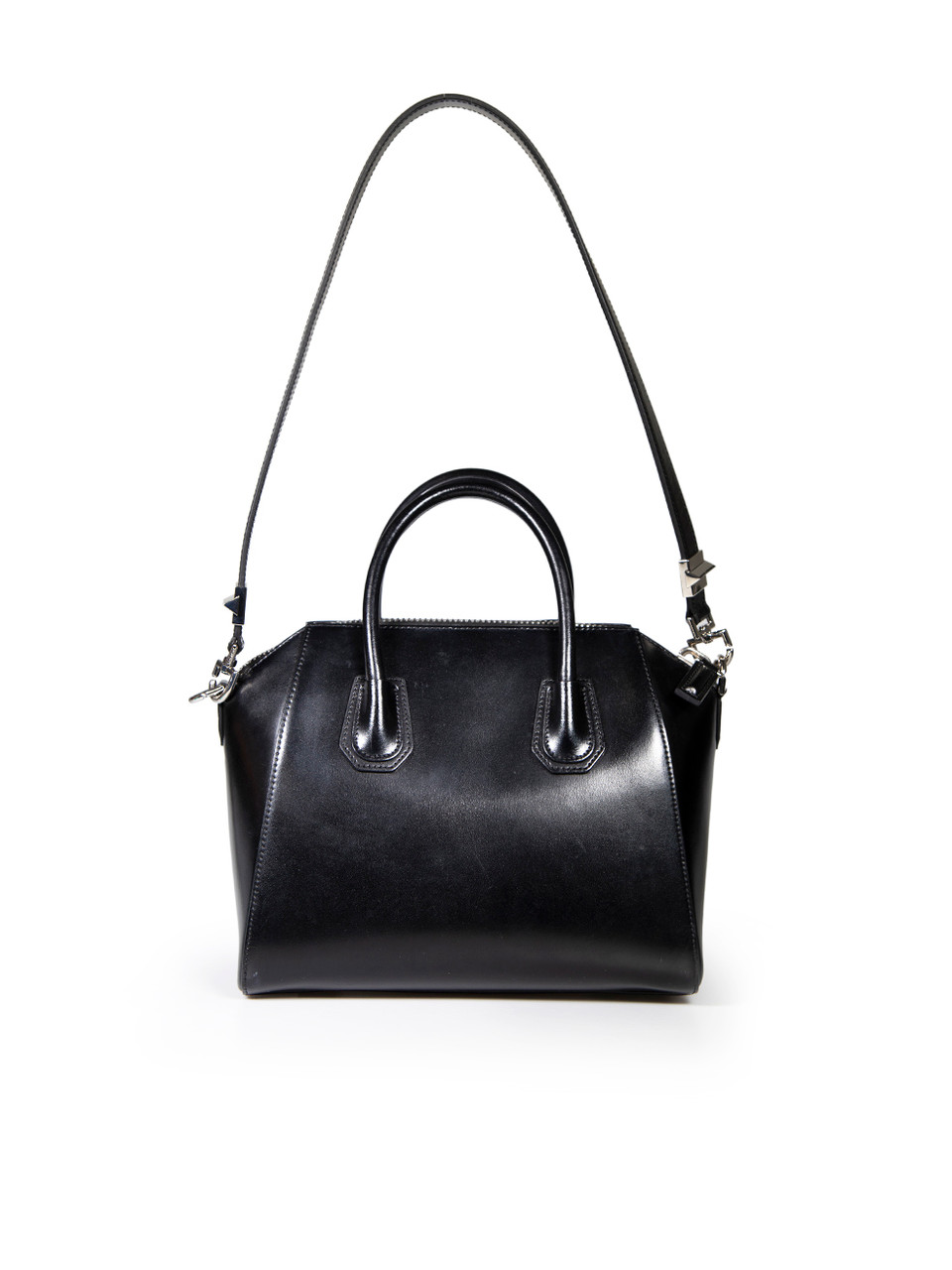 Givenchy Black Smooth Calfskin Mini Antigona Bag