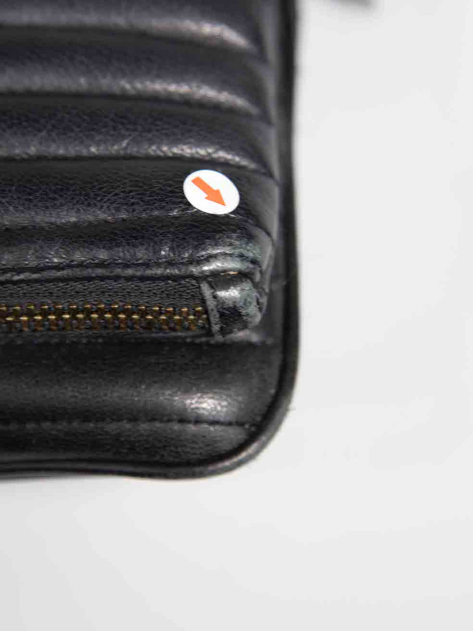 Zadig & Voltaire Black Leather Rocky Mat Crossbody Bag