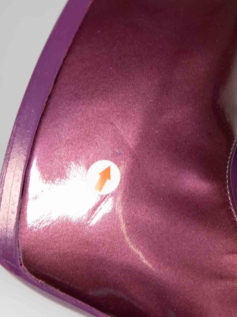 Saint Laurent Purple Patent Platform Slingback Heels Saint Laurent Purple Patent Platform Slingback Heels