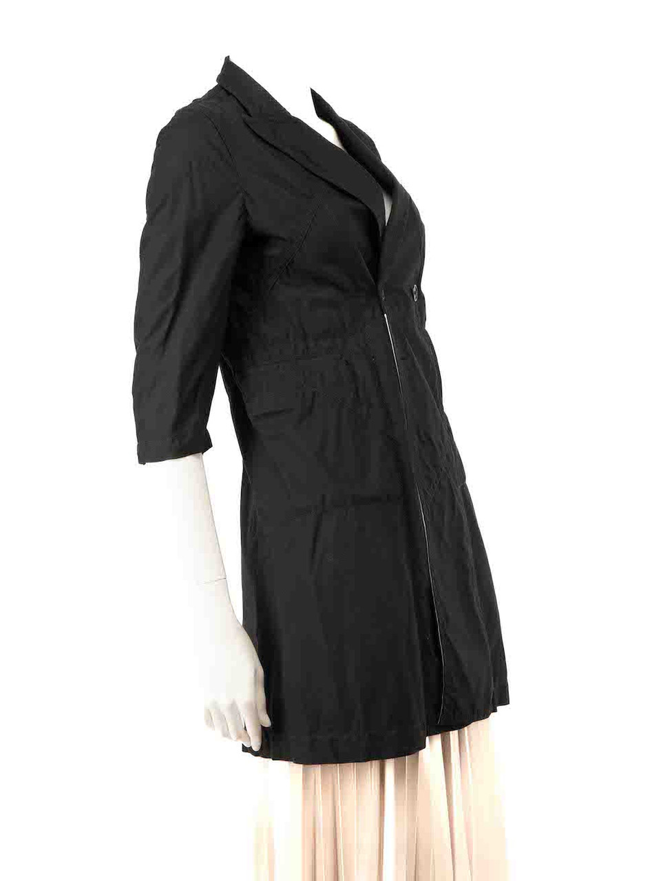Comme Des Garcons Black Double Breasted Coat