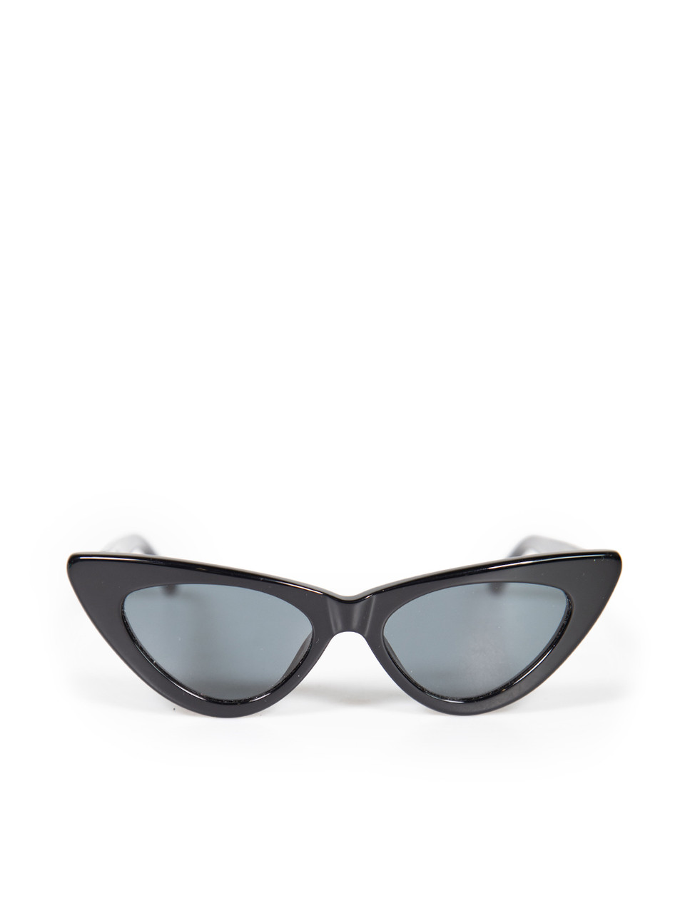 Linda Farrow Linda Farrow + The Attico Black Dora D-Frame Cateye Sunglasses