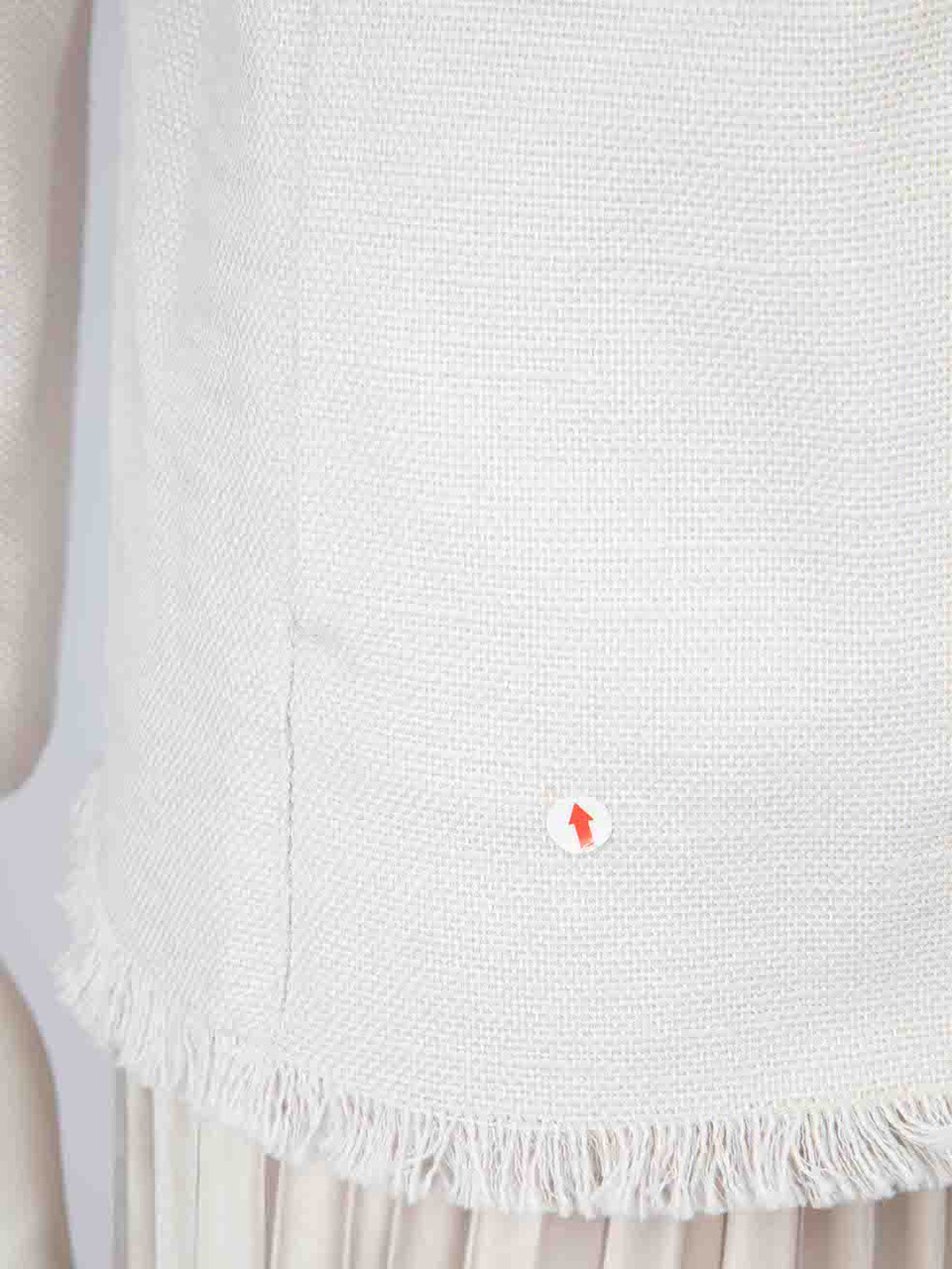 Max Mara S Max Mara Ecru Single Breasted Blazer