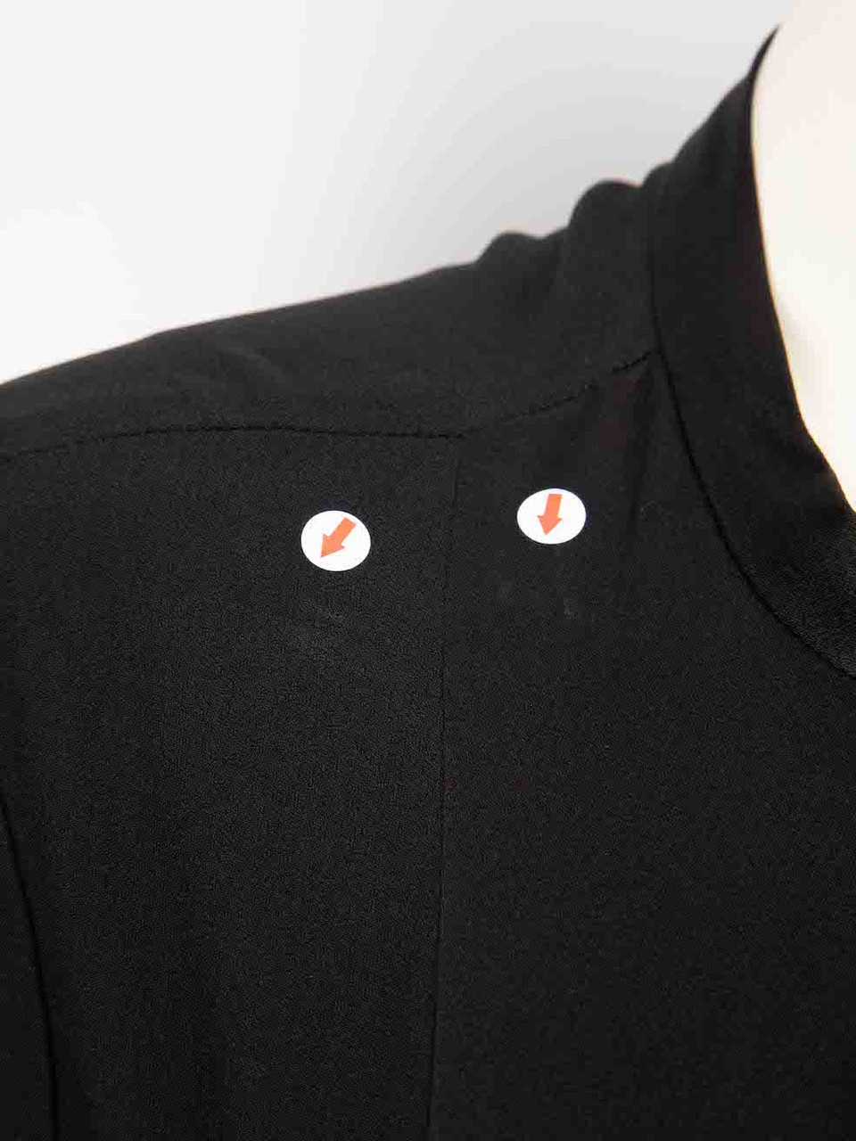 Valentino Garavani Red Valentino Black V-Neck Blouse
