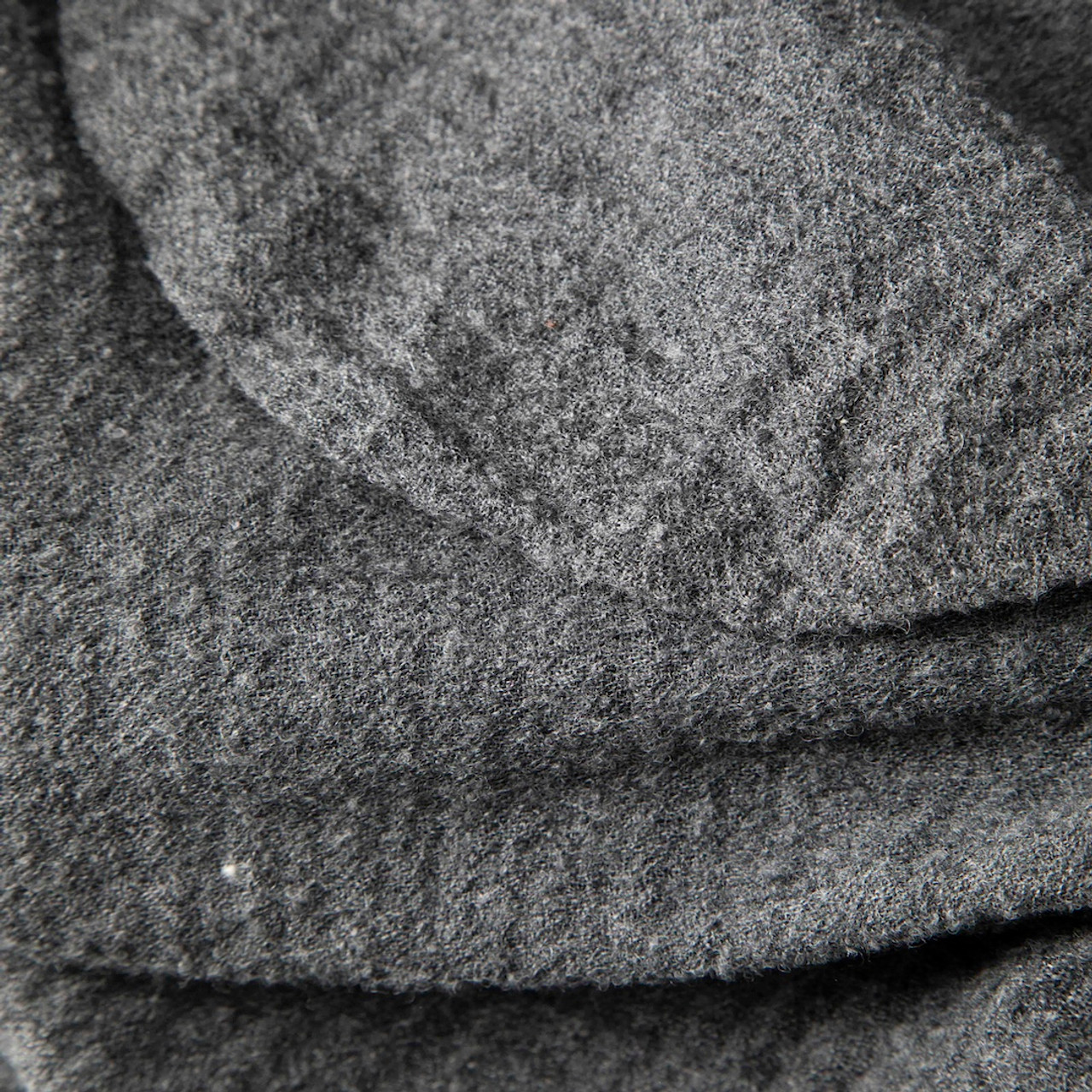 Comme Des Garcons Grey Wool Knee Length Dress