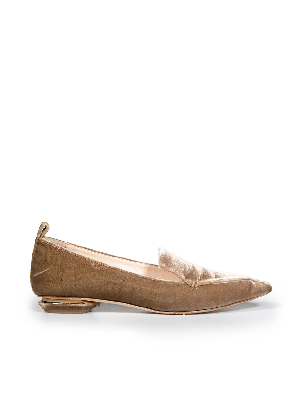 Nicholas Kirkwood Brown Velvet Beya Loafers Nicholas Kirkwood Brown Velvet Beya Loafers