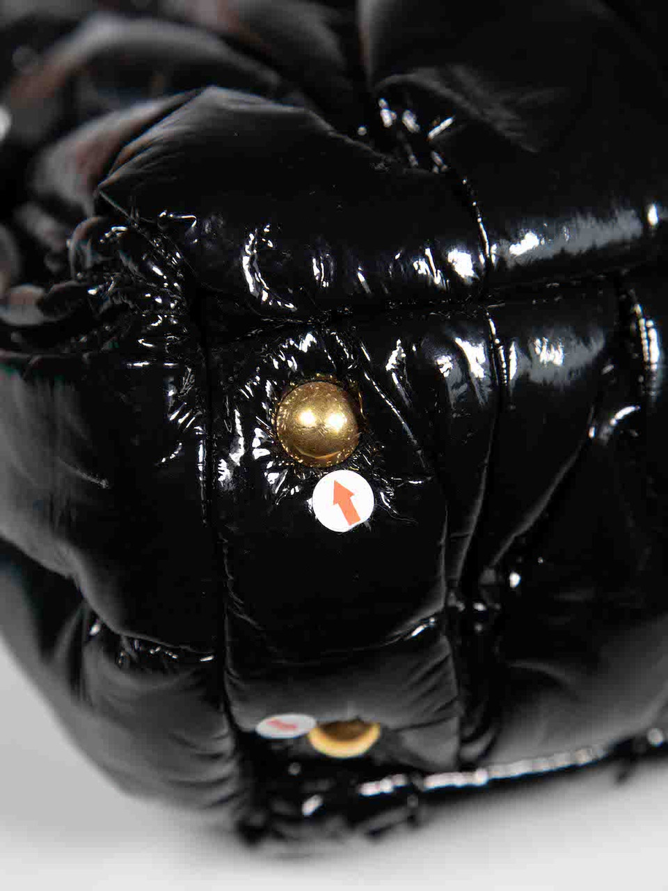 Miu Miu Black Patent Leather Matelasse North South Tote Miu Miu Black Patent Leather Matelasse North South Tote