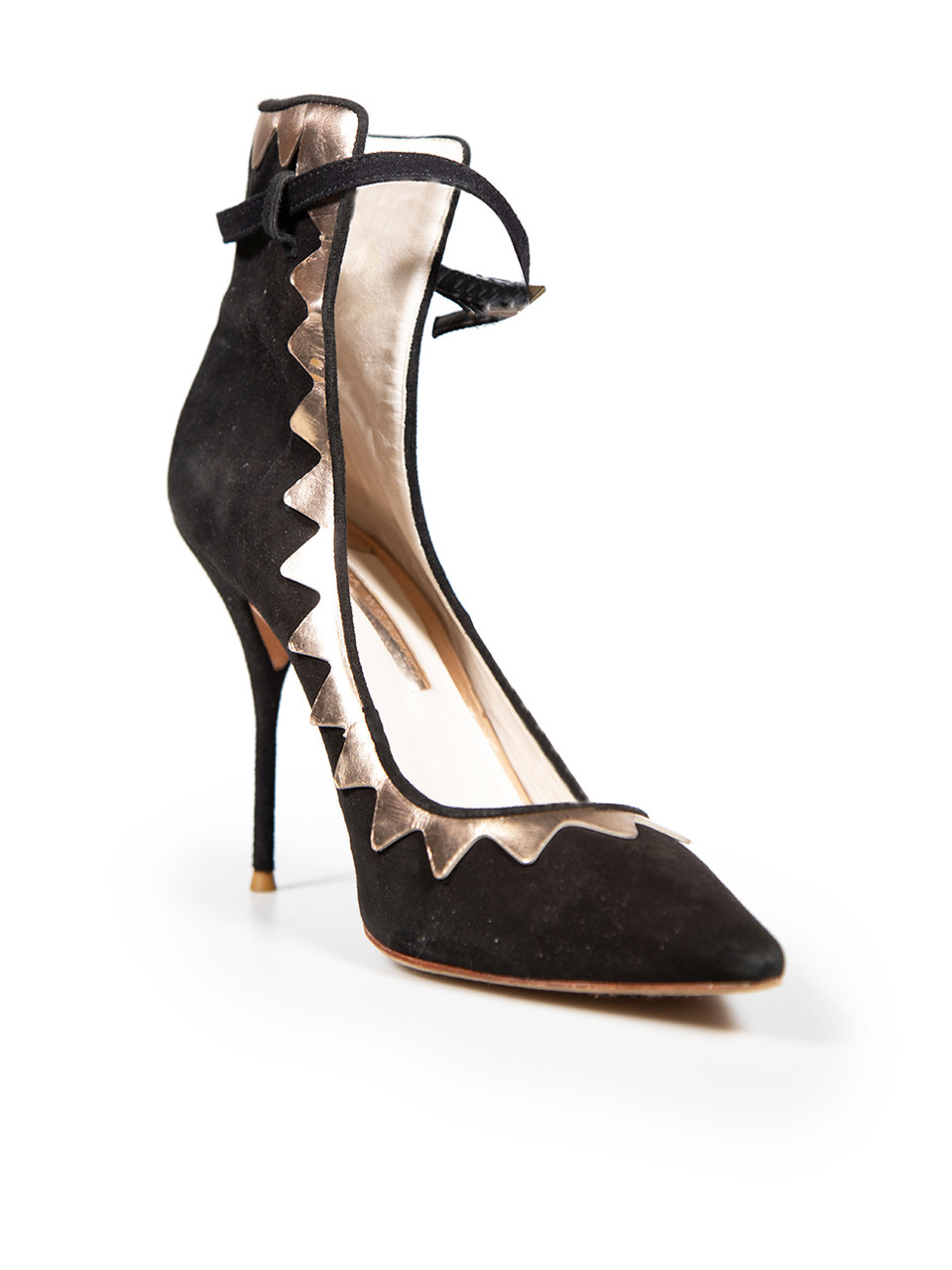 Sophia Webster Black & Silver Trim Roka Pumps Sophia Webster Black & Silver Trim Roka Pumps