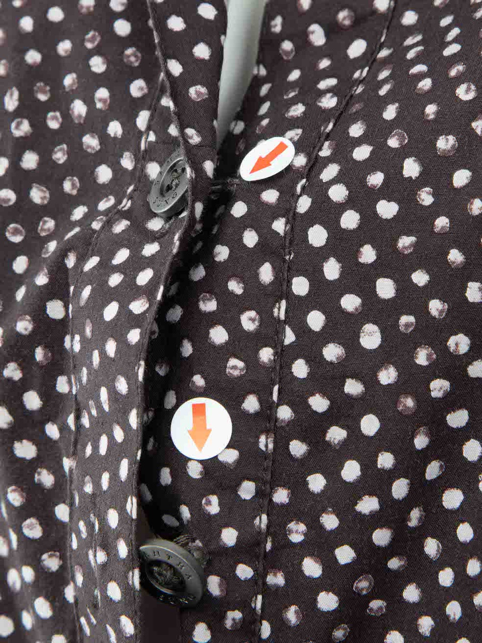 Samantha Sung Brown Polkadot Midi Dress