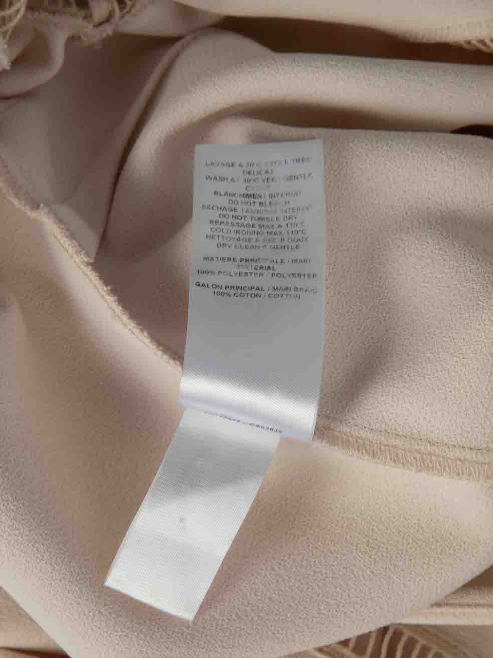 Chloé See by Chloe Pink Lace Embroidered Top Chloé See by Chloe Pink Lace Embroidered Top