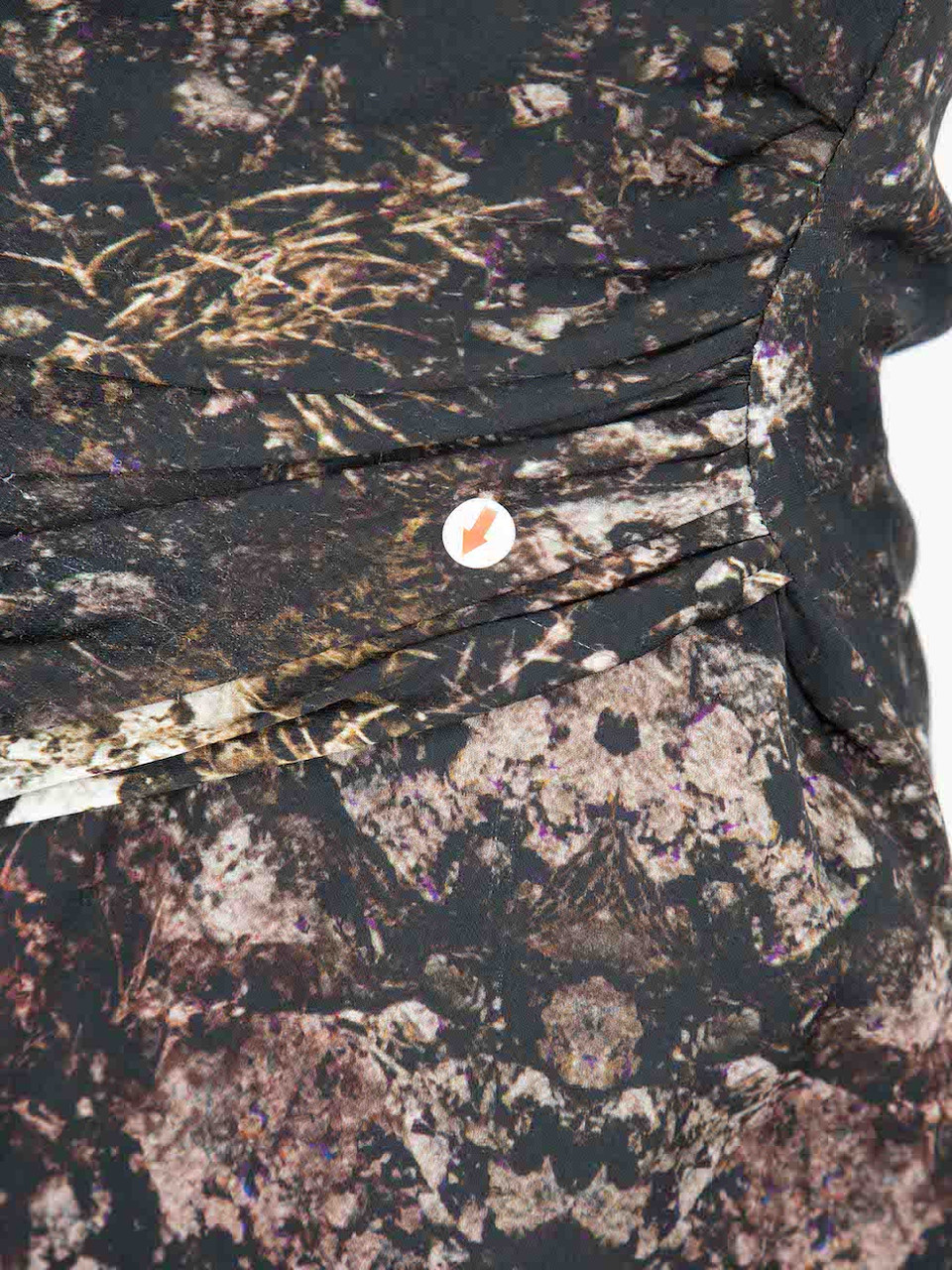 Helmut Lang Abstract Printed Mini Dress