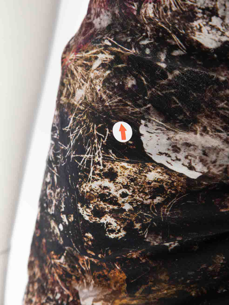 Helmut Lang Abstract Printed Mini Dress