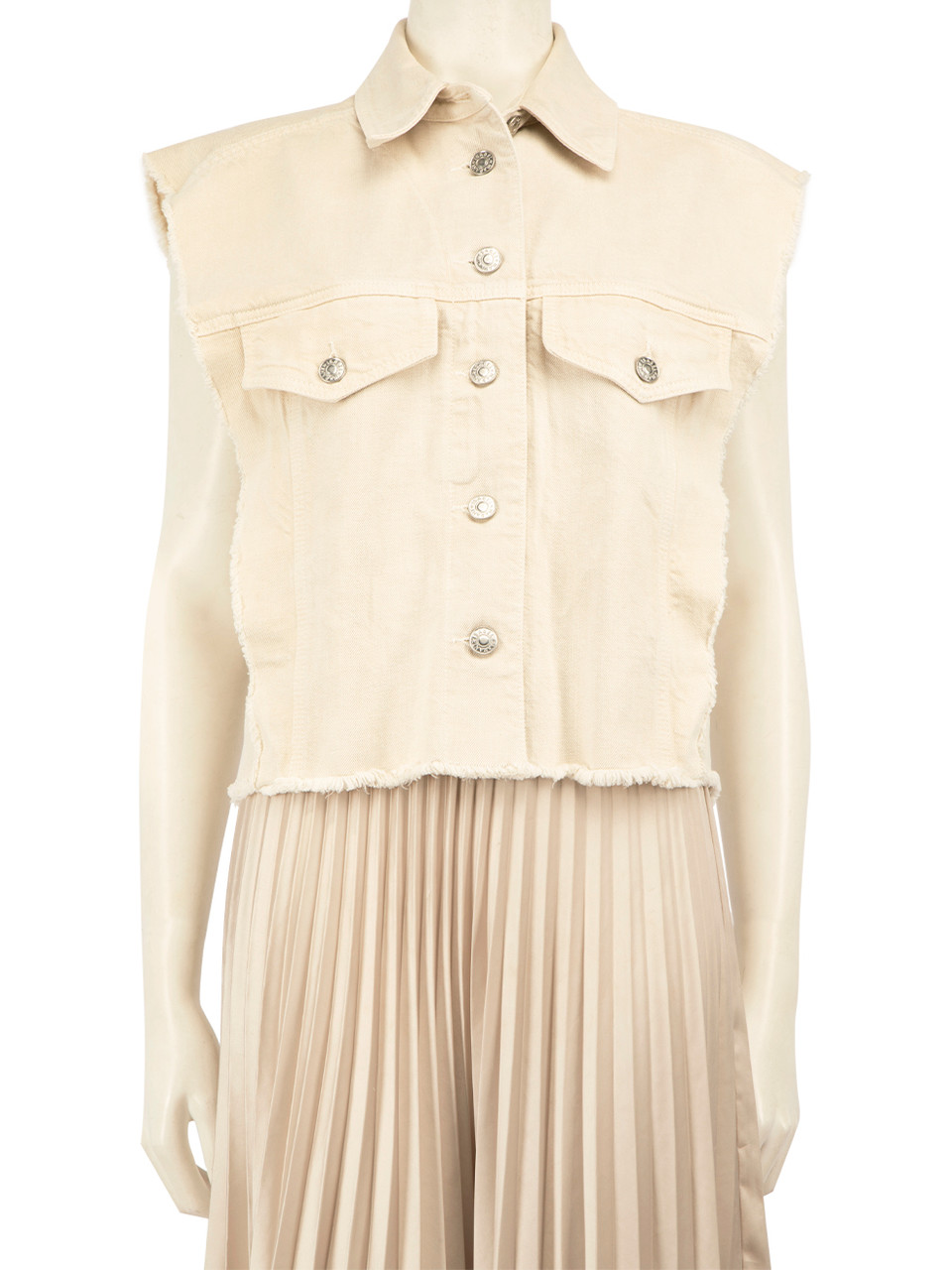 Isabel Marant Isabel Marant Étolie Beige Denim Vest
