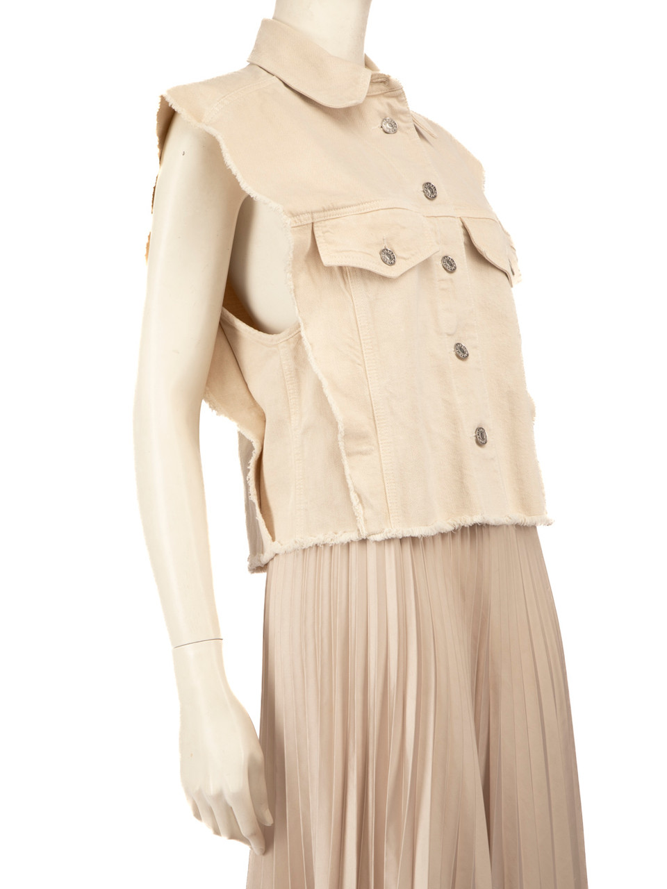 Isabel Marant Isabel Marant Étolie Beige Denim Vest