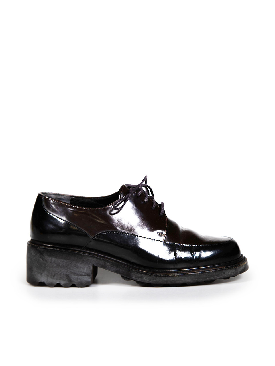 Clergerie Brown & Black Leather Oxfords Clergerie Brown & Black Leather Oxfords