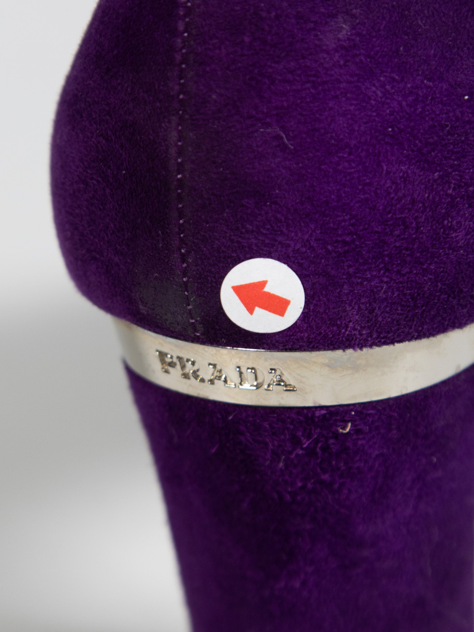 Prada Purple Suede Cap Toe Pumps