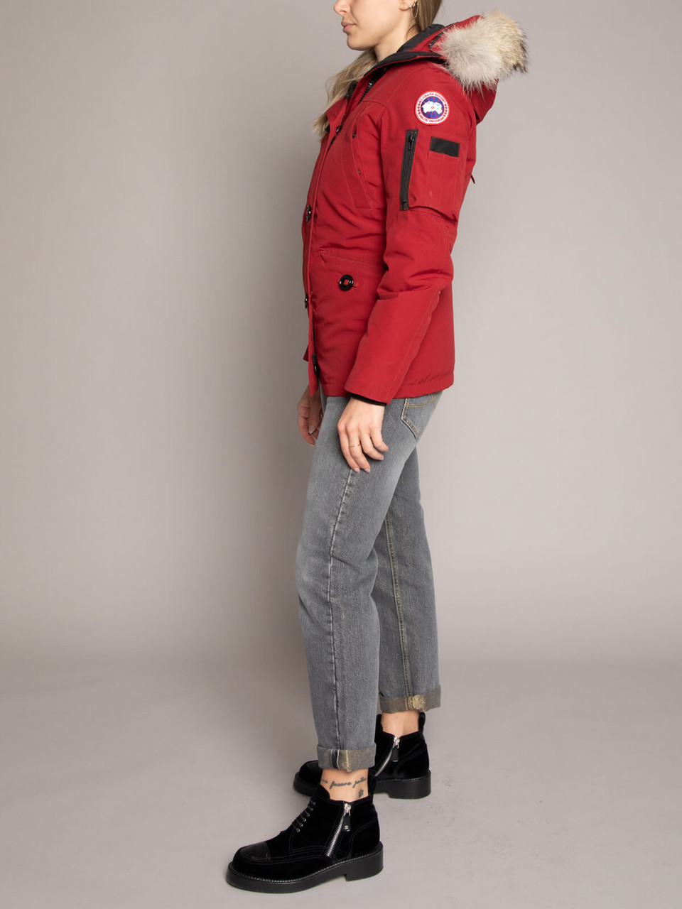 Montebello Parka Fusion Fit Red Nylon