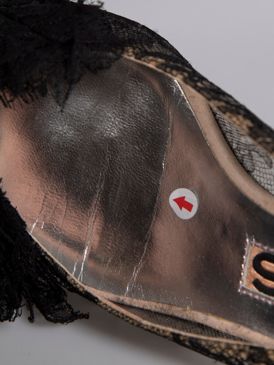 Rochas Black Floral Lace Low Heel Pumps Rochas Black Floral Lace Low Heel Pumps