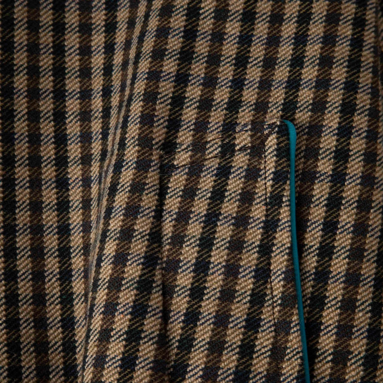 Acne Studios Brown Wool Checkered Long Coat Acne Studios Brown Wool Checkered Long Coat
