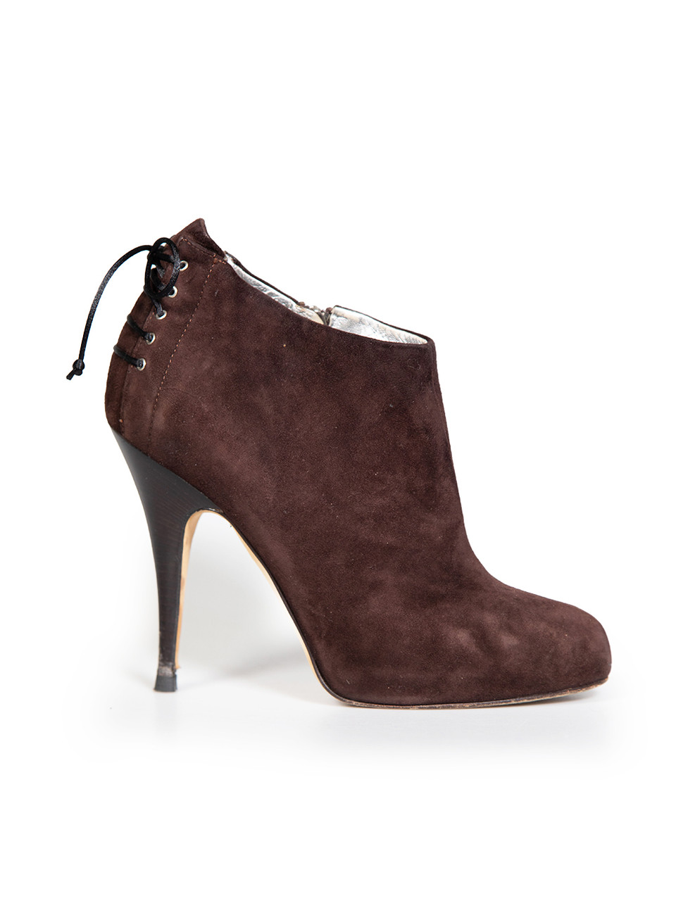Giuseppe Zanotti Brown Suede Stiletto Ankle Boots