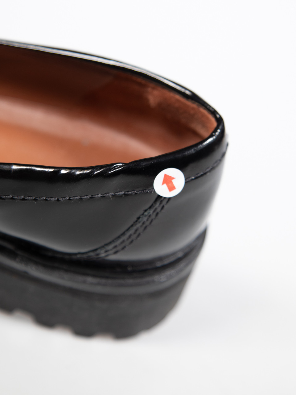 Reformation Black Leather Platform Loafers