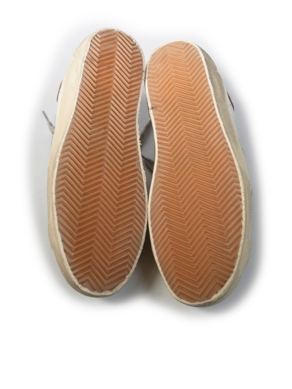 Golden Goose FW24 White & Brown Leather Trainers
