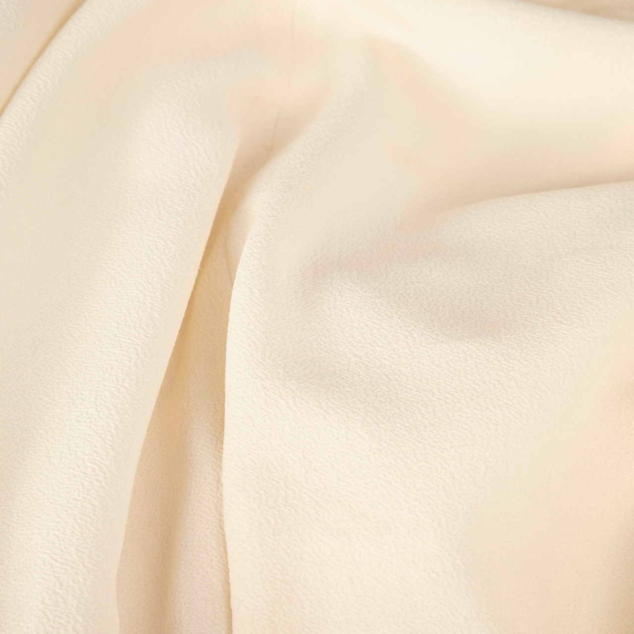 Chloé Ecru Silk Knee Length Pleated Skirt