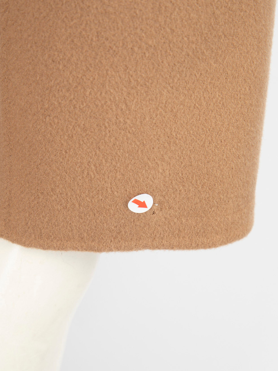Max Mara Brown Wool Long Belted Trench Coat