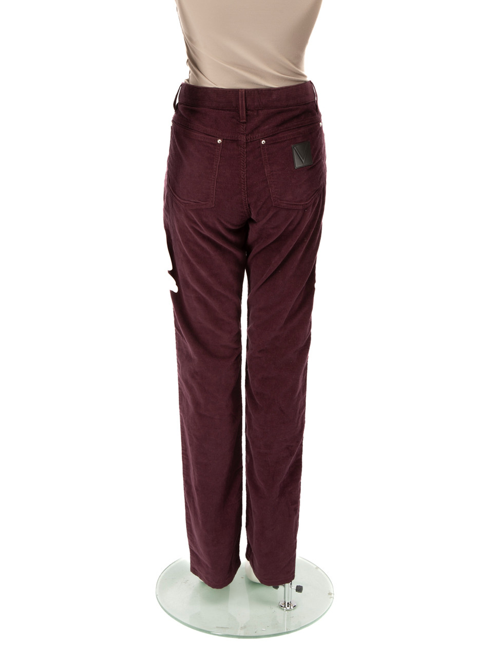 Louis Vuitton Purple Corduroy Slim Trousers